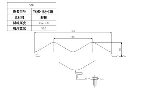 YX58-156-310彩鋼板